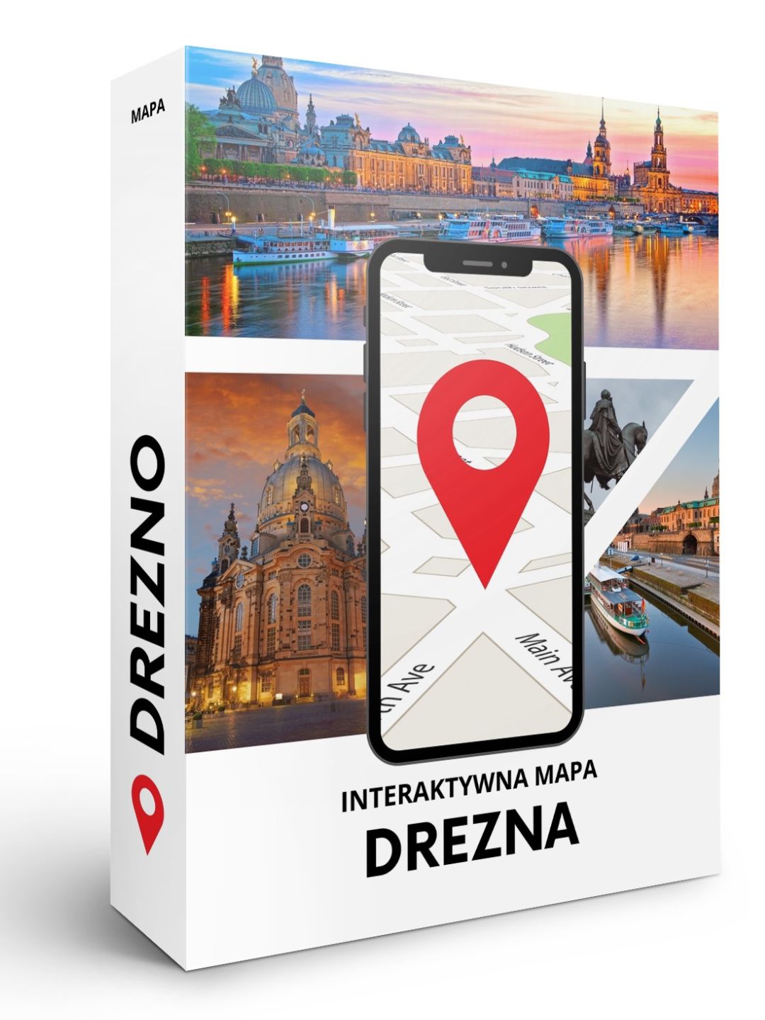 Drezno - mapa atrakcji